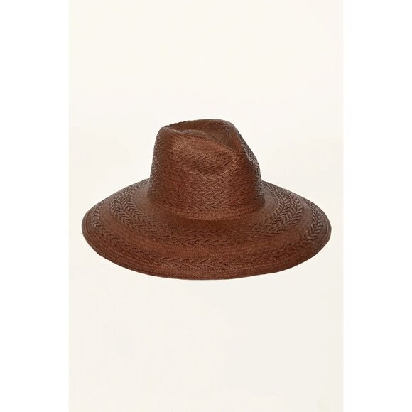 💕FRAYA💕 Redwood Fedora Hat ~ Mahogany Brown Small/Medium NWT - Picture 7 of 16